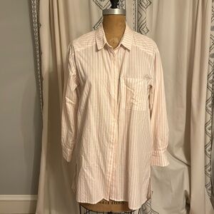 By Anthropologie longline button down